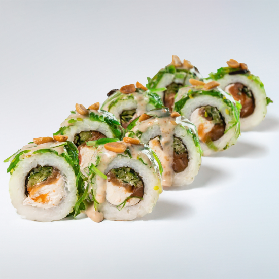 Чука с лососем