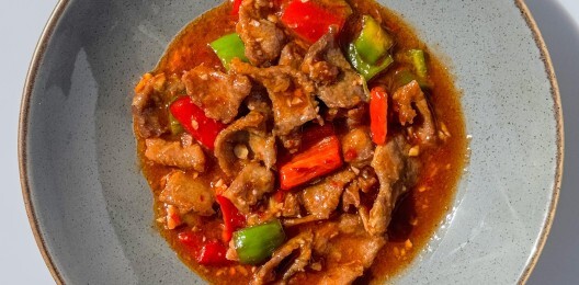 Телятина со свежим перцем