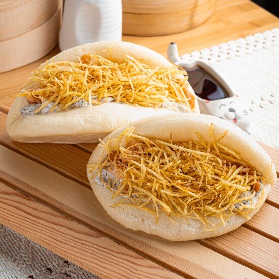 Бао с лососем