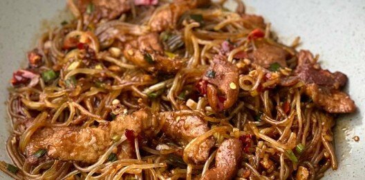 Телятина, жаренная с фунчезой