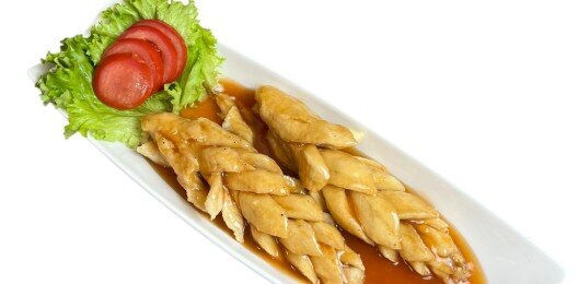 Рыба "Виноградная гроздь" (кисло-сладком соусе),