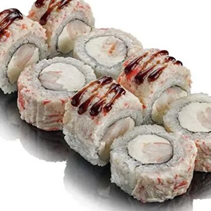 Филадельфия с крабом и креветкой