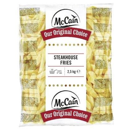 Картофель Фри к Мясу ОРИГИНАЛ McCain STEAKHOUSE FRITES ORIGINAL (5*2,5 кг)