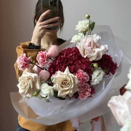 Малиновый букет