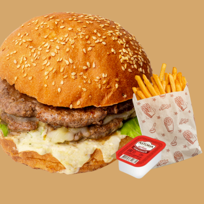 Комбо Батыр бургер