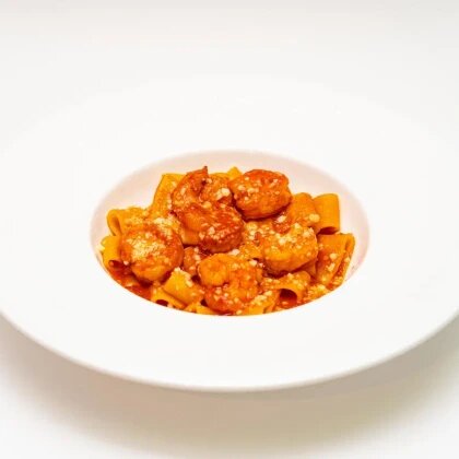 Каламаратта с тигровыми креветками