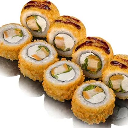 Жареный с курицей