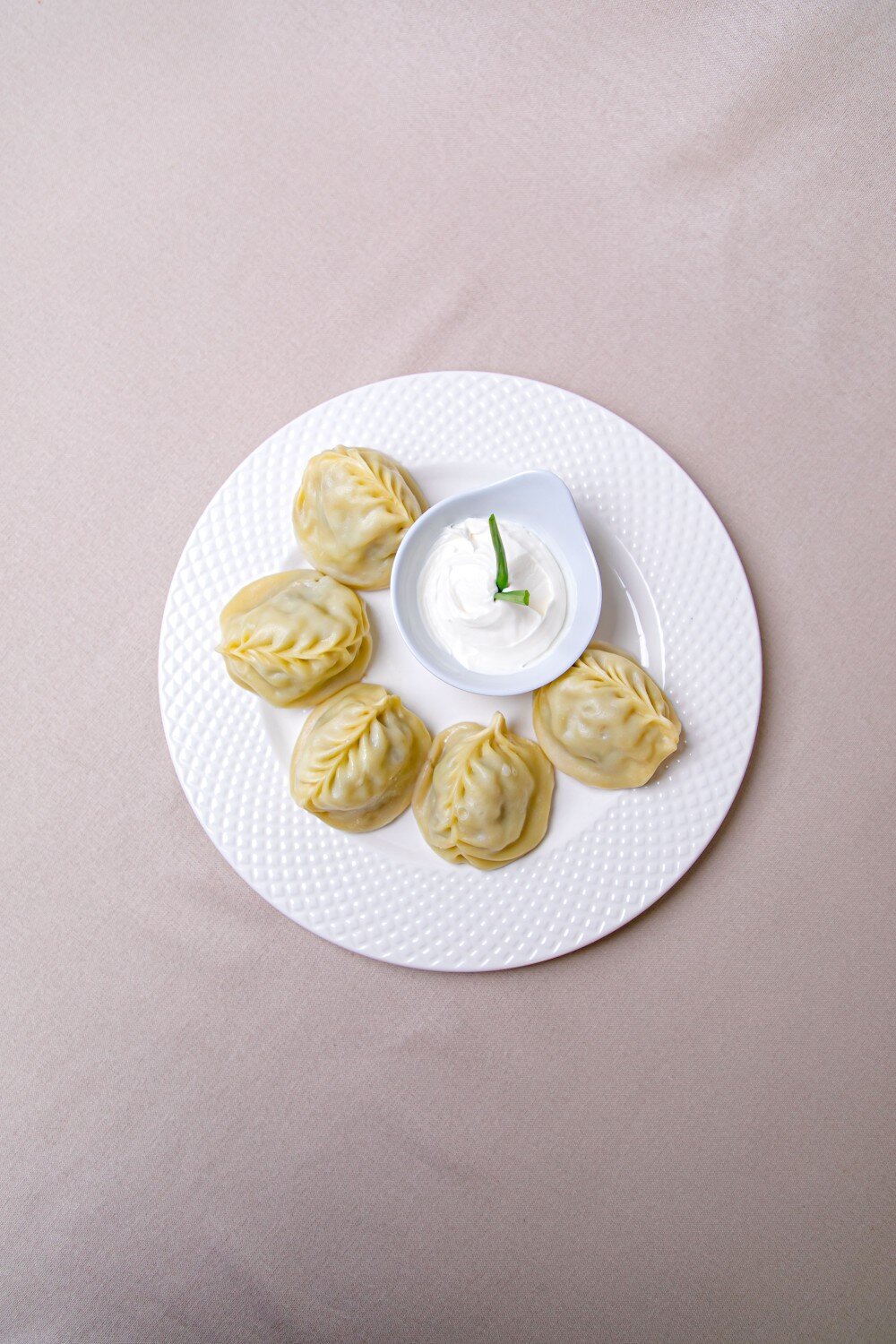 Манты, с курицей (5 штук)