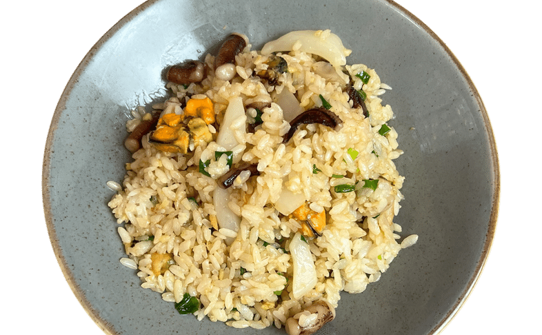 Рис жареный с морепродуктами