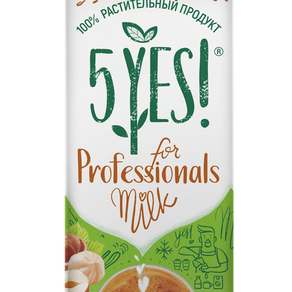 Напиток из фундука ультрапастеризованный "for Professionals" 5YES! TBA Edge 1 л