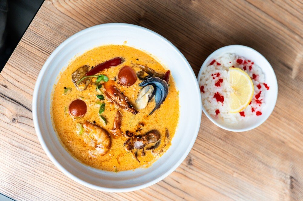 Том Ям с морепродуктами