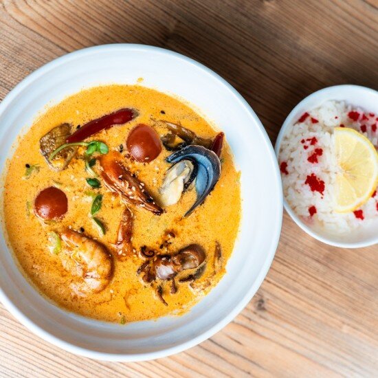 Том Ям с морепродуктами