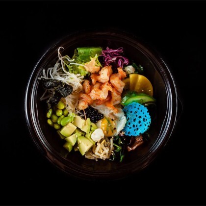 Поке с креветками