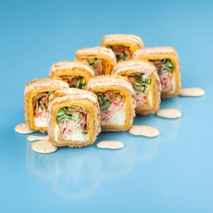 Жареный снежный краб с тортильей