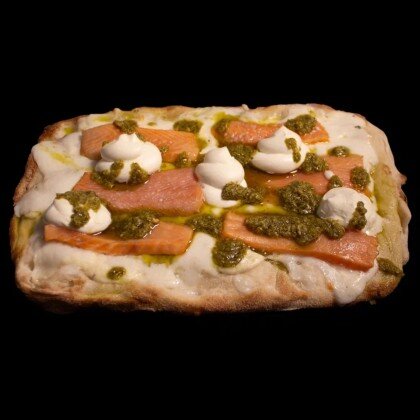 С Лососем римская