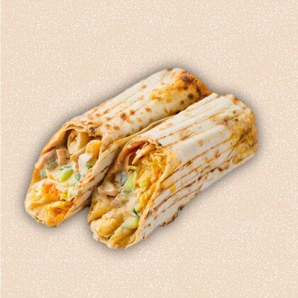 Шаурма в лаваше c курицей