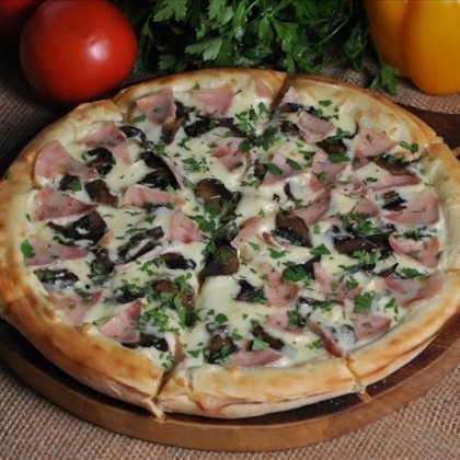 Ветчина и грибы