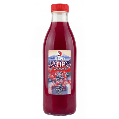 Морс с клюквой и смородиной 1л