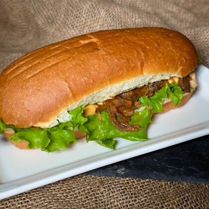 Сэндвич с рваной говядиной