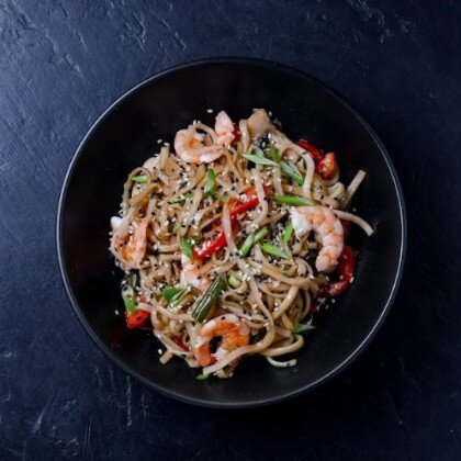 Удон с креветкой