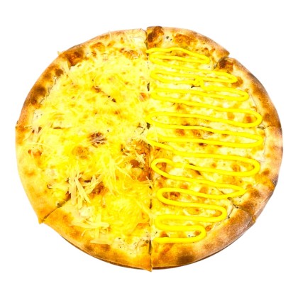 Пицца «Сырная на сливочном соусе»