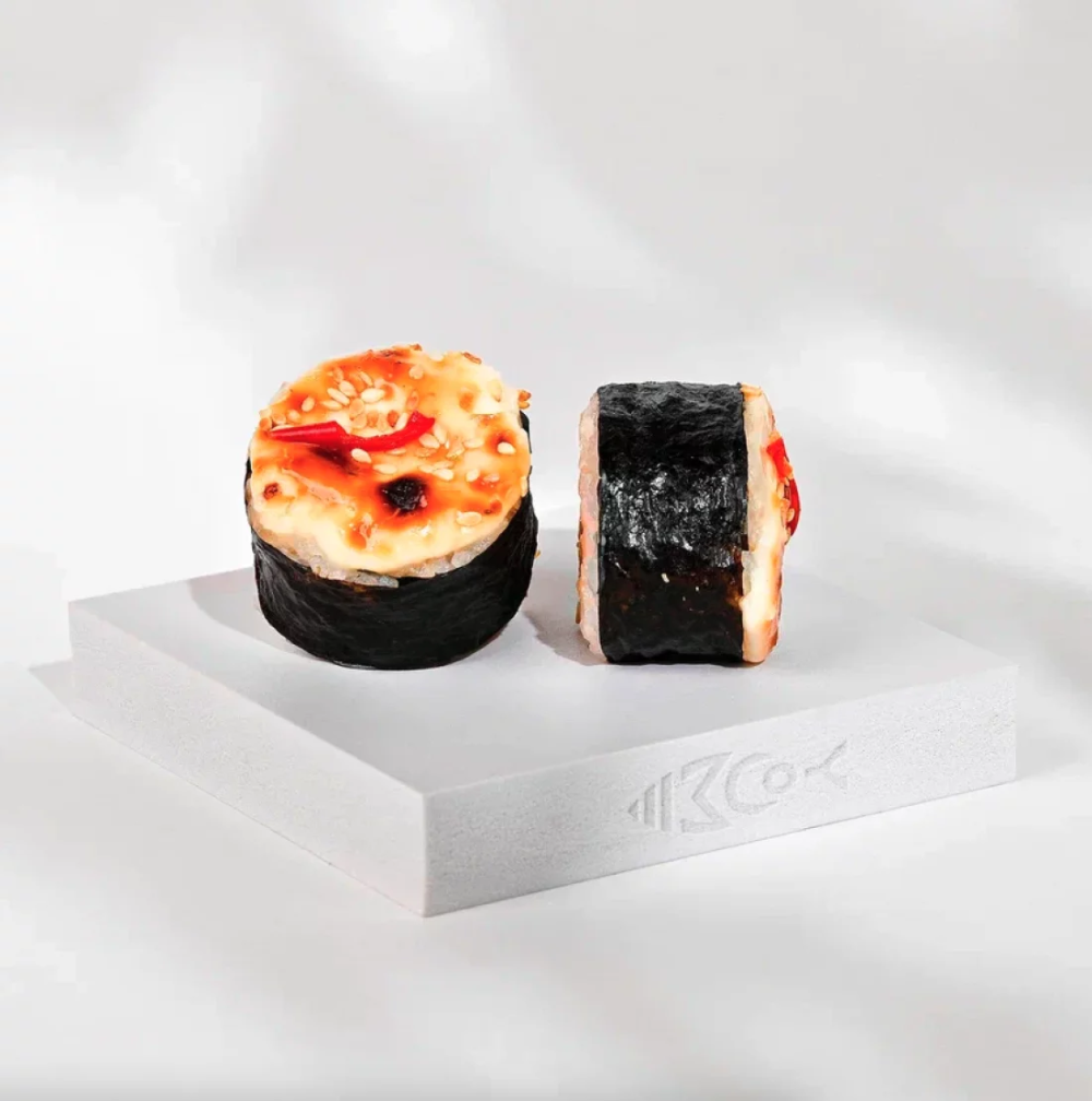 Запеченный ролл с мидиями 6 шт.