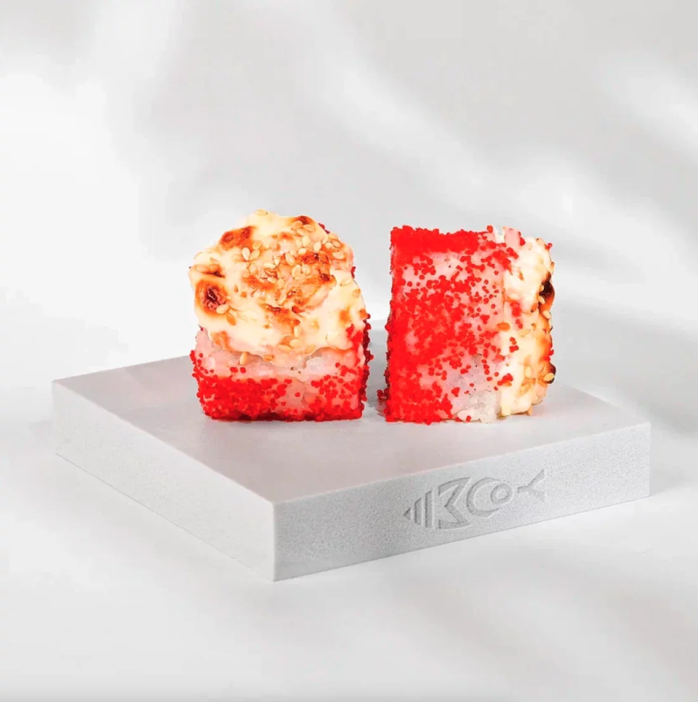 Запеченный ролл Калифорния с креветками 8 шт.