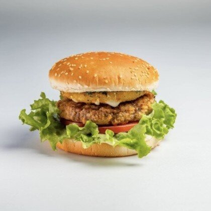 Бургер с моцарелой