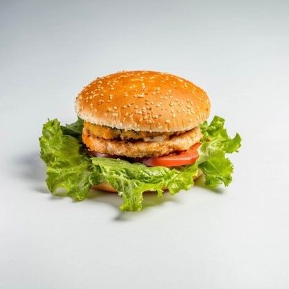 Бургер куриный с моцарелой