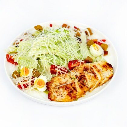 Салат цезарь с курицей