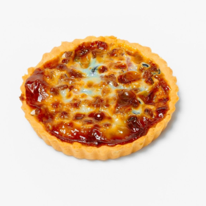 Мини Open pie: семга - брокколи - сыр