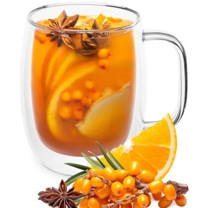 Облепиховый чай: 0.5 л.