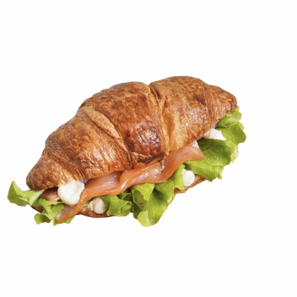 Круассан: с семгой