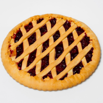 Пирог: сочная вишня