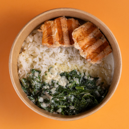 Боул: с семгой