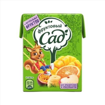 Фруктовый сад мультифрукт 200мл