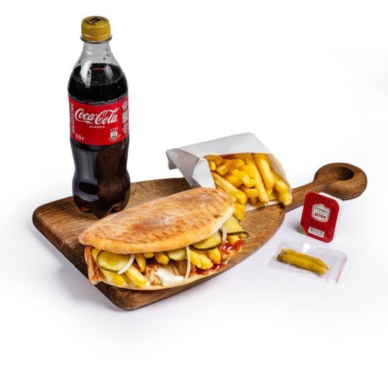 Комбо гирос куриный