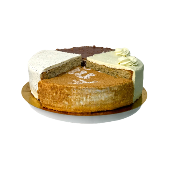 Микс больших тортов (Фисташковый, Медовый, Королевский, Сникерс)
