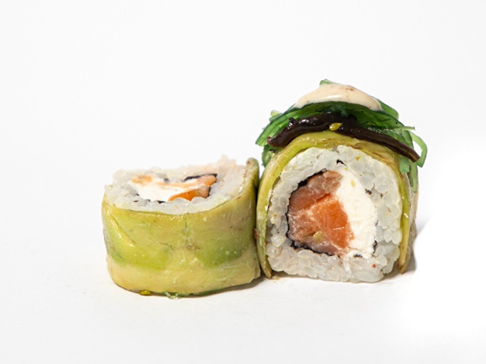 Лосось в авокадо