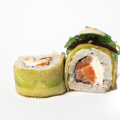 Лосось в авокадо