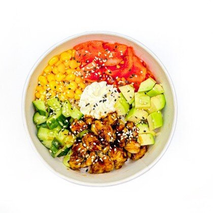 Боул с креветкой