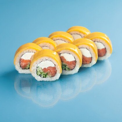 Чиз ролл с лососем