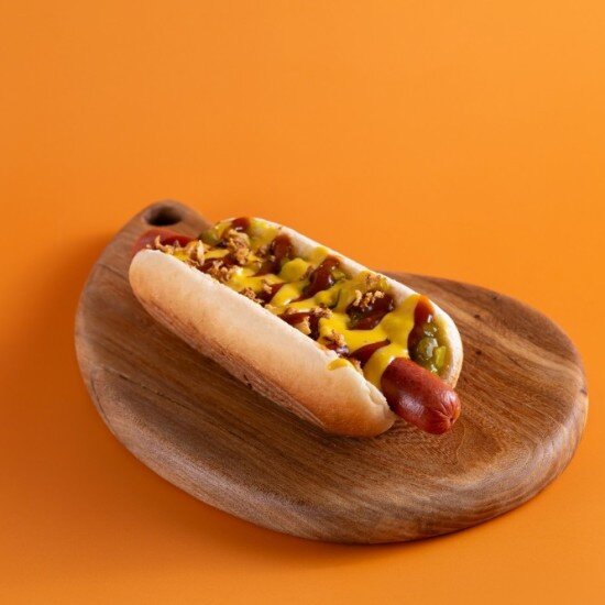 Гриль дог говяжий острый