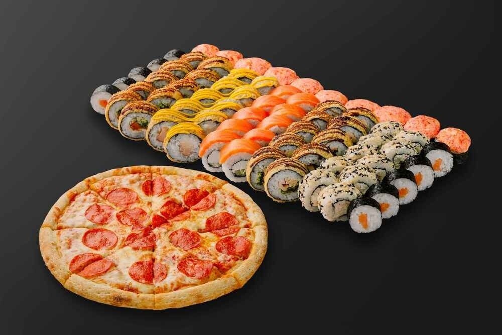 Большая компания 70шт +  пицца