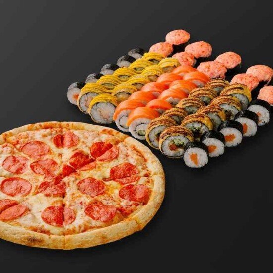 Большая радость 50шт +  пицца