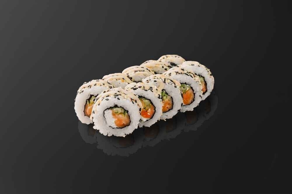 Аляска с лососем 10 шт