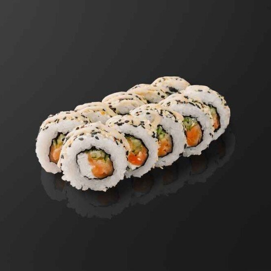 Аляска с лососем 10 шт