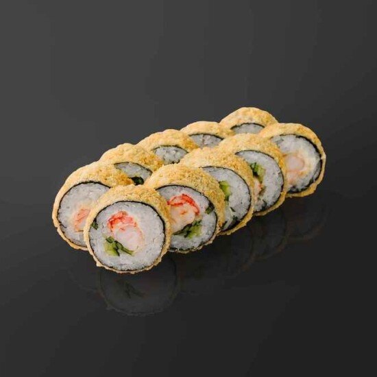 Жареный с креветкой 10 шт