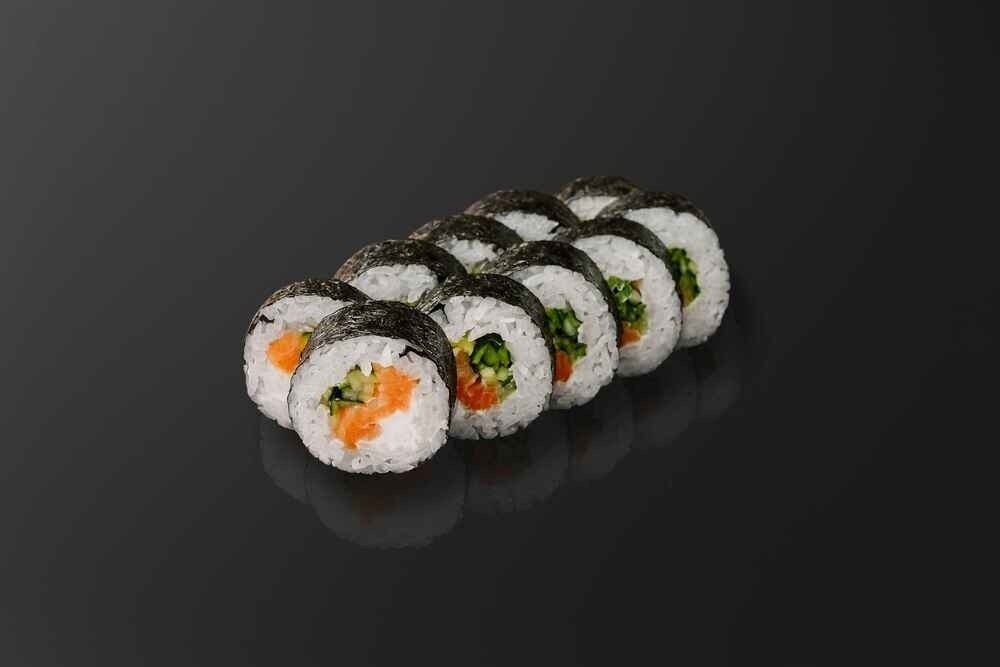 Закрытый с лососем и сыром 10 шт