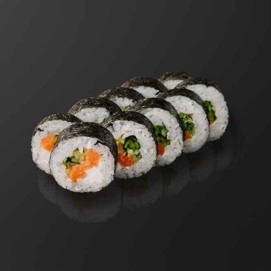 Закрытый с лососем и сыром 10 шт